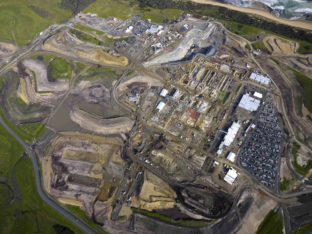 5 June 2010 - aerial, site progress