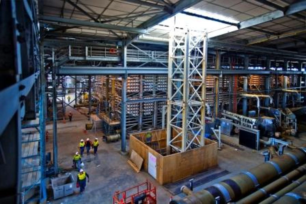 B2176 Inside RO Building from above