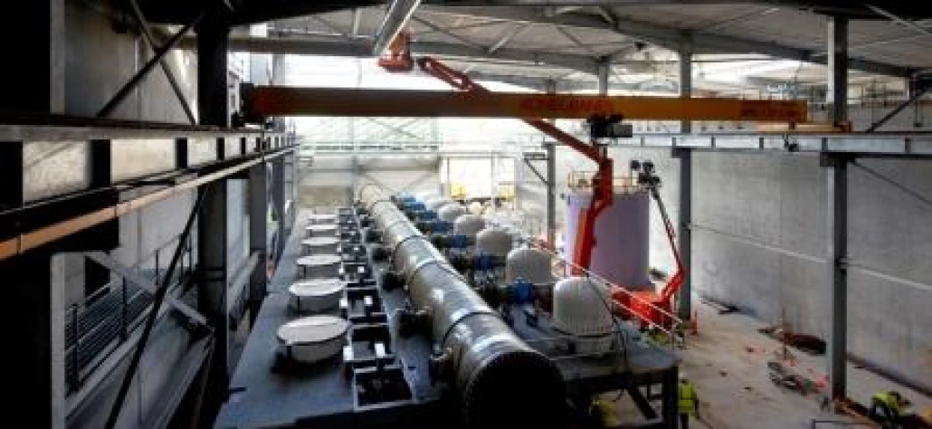 A1289 Cartridge filters inside RO Building