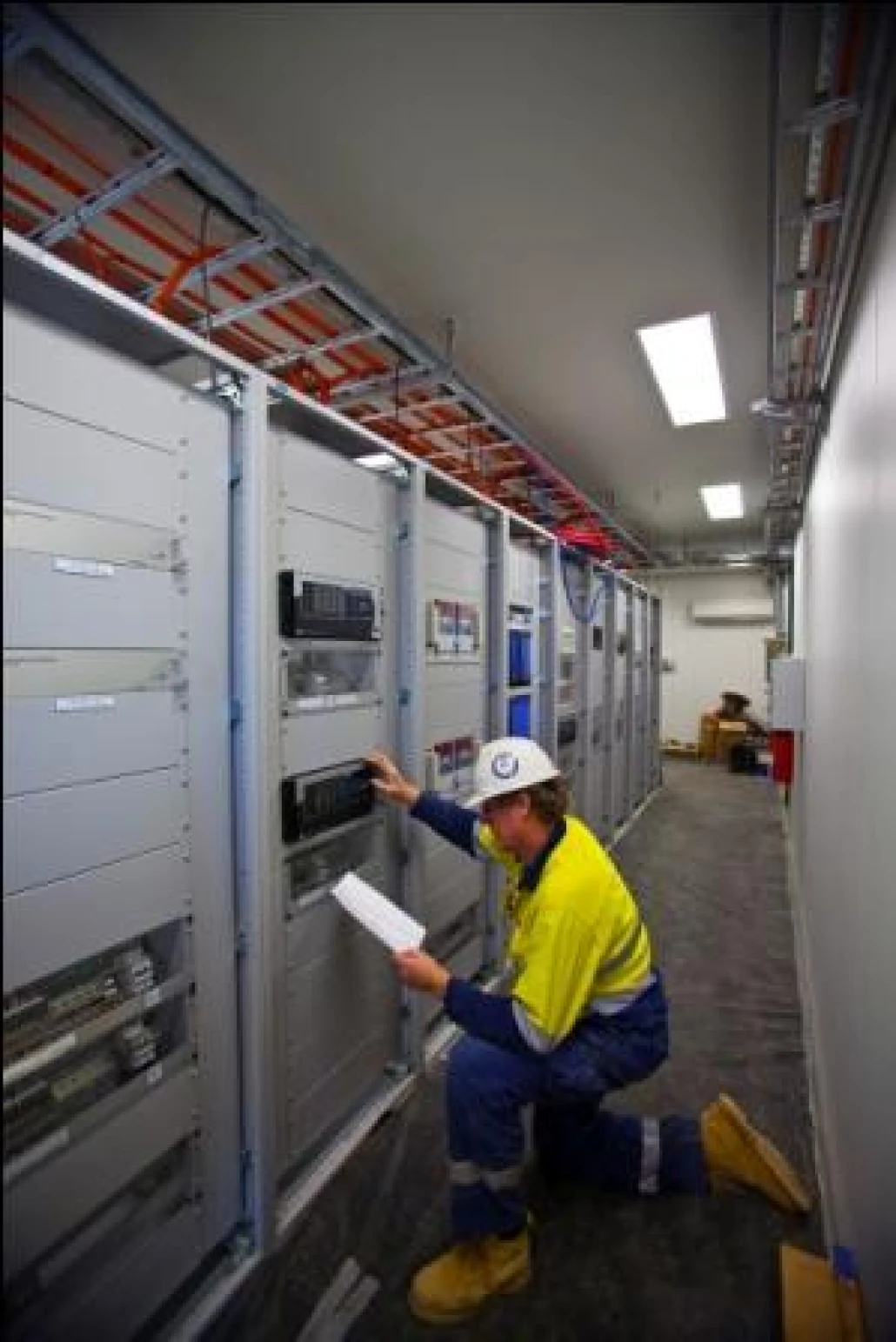 B3496 Inside the switchroom