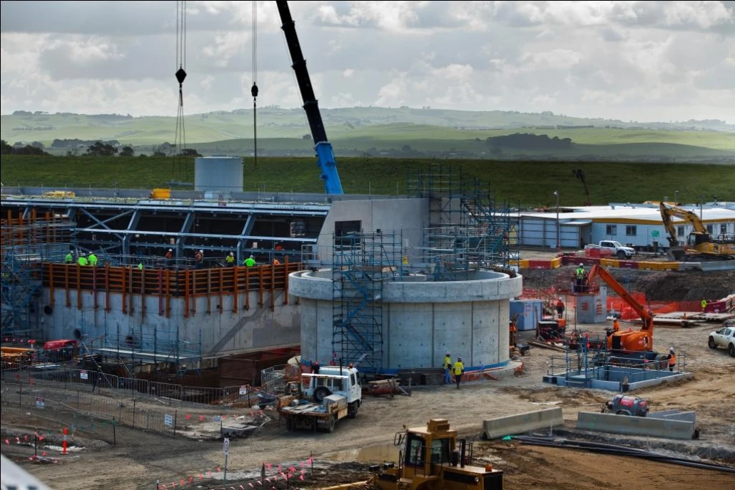 Work continuing on site